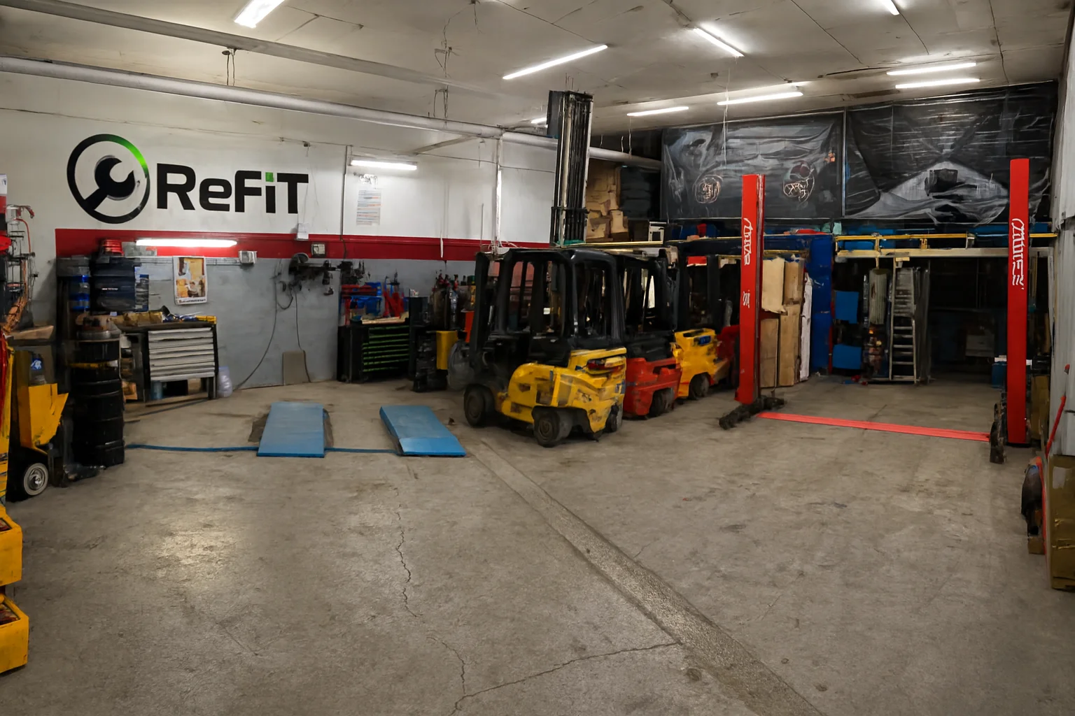 ReFiT workshop in Ljubljana with the new logo on the wall
